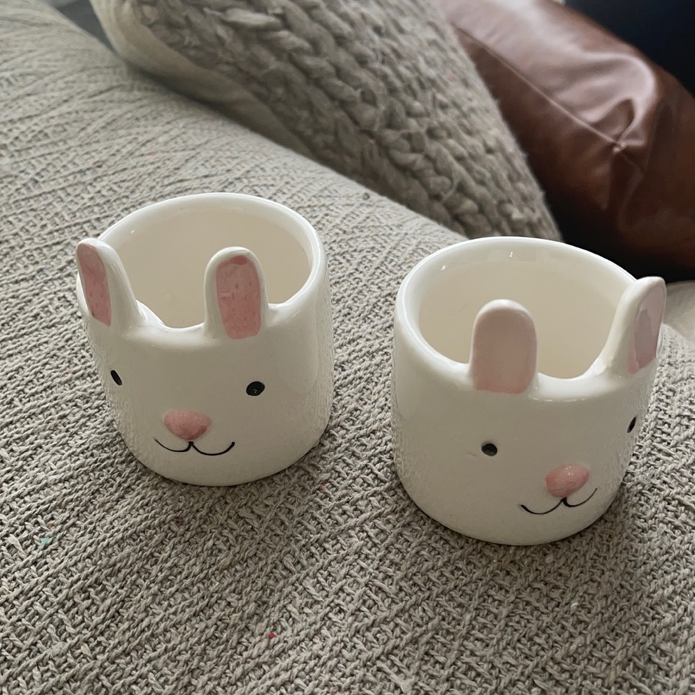 Transpac Easter Bunny Mini Holders